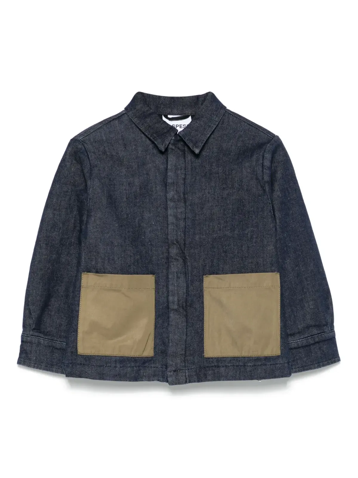 Aspesi Kids デニムパディッドジャケット - Blue - 画像1