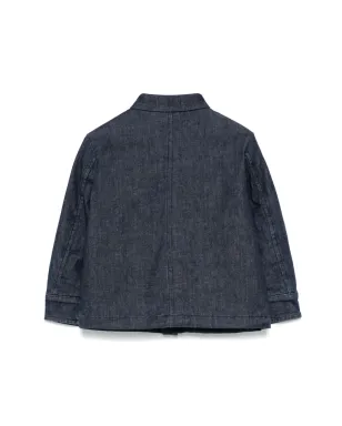 Aspesi Kids デニムパディッドジャケット - Blue - サムネイル2