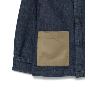 Aspesi Kids デニムパディッドジャケット - Blue - サムネイル3