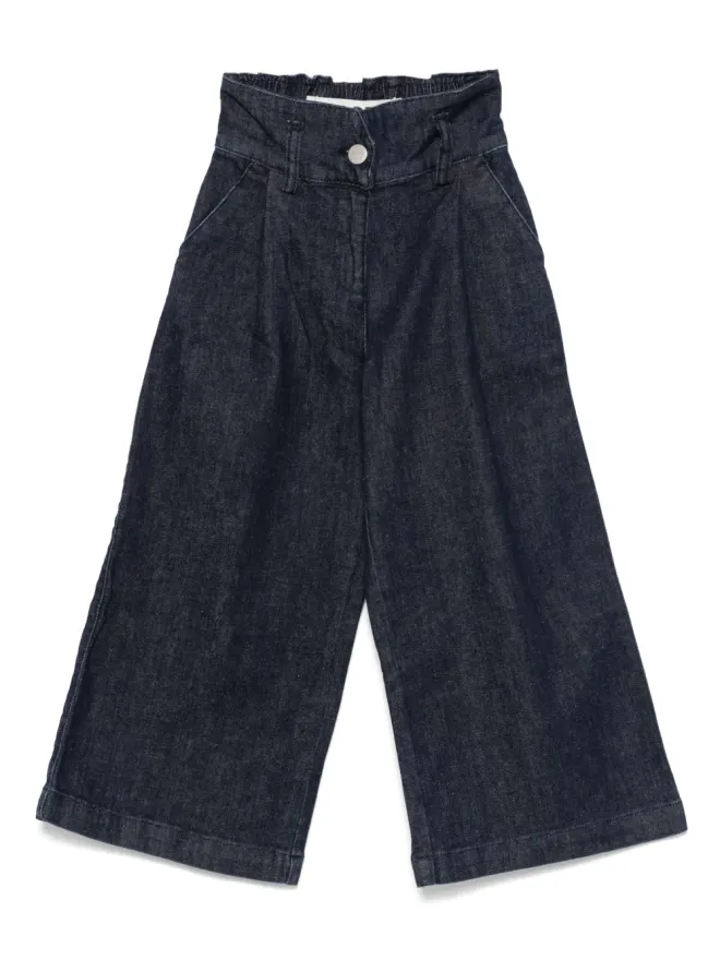 Aspesi Kids Aspesi Kids ワイドレッグジーンズ - ブルーの商品画像