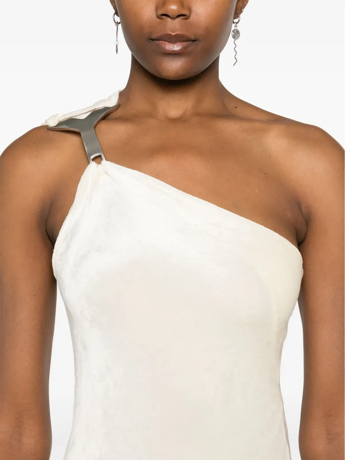 Rick Owens Lilies ベロア マキシドレス - 画像5