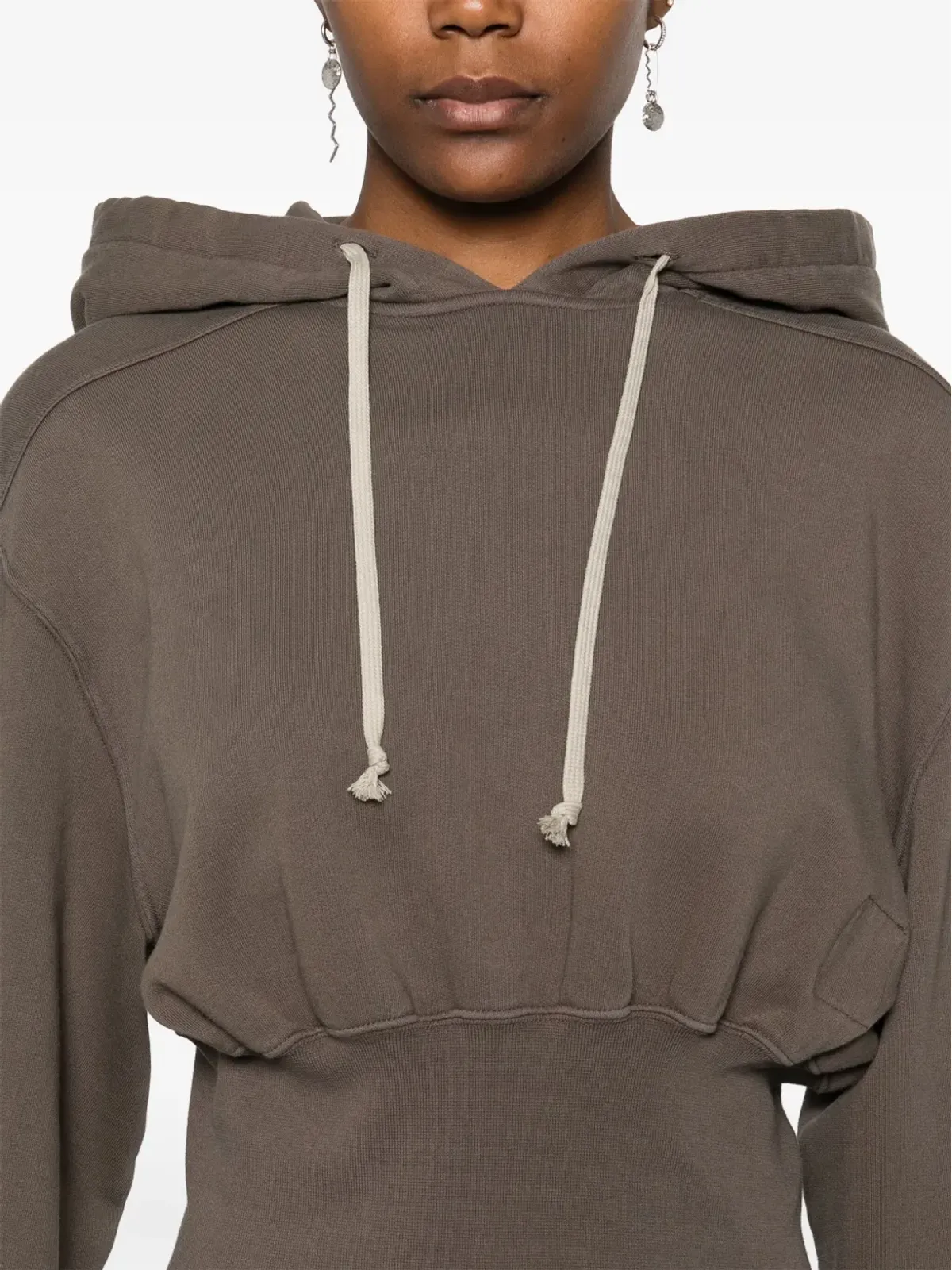 Rick Owens DRKSHDW Tatlinフーディー - グレー - 画像5