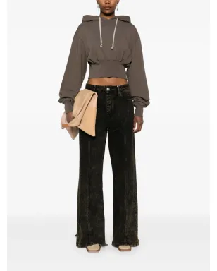 Rick Owens DRKSHDW Tatlinフーディー - グレー - サムネイル2