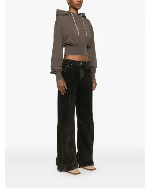 Rick Owens DRKSHDW Tatlinフーディー - グレー - サムネイル3