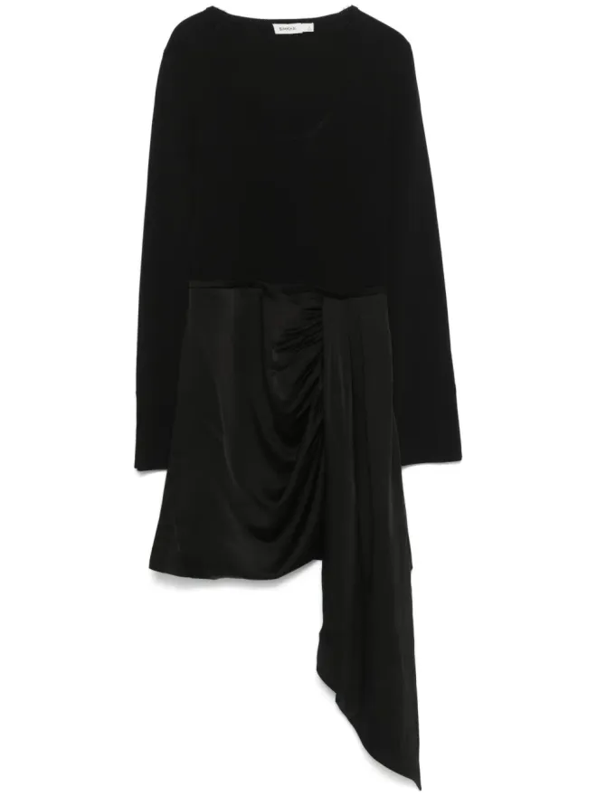 SIMKHAI Simkhai ドレープミニドレス - ブラックの商品画像
