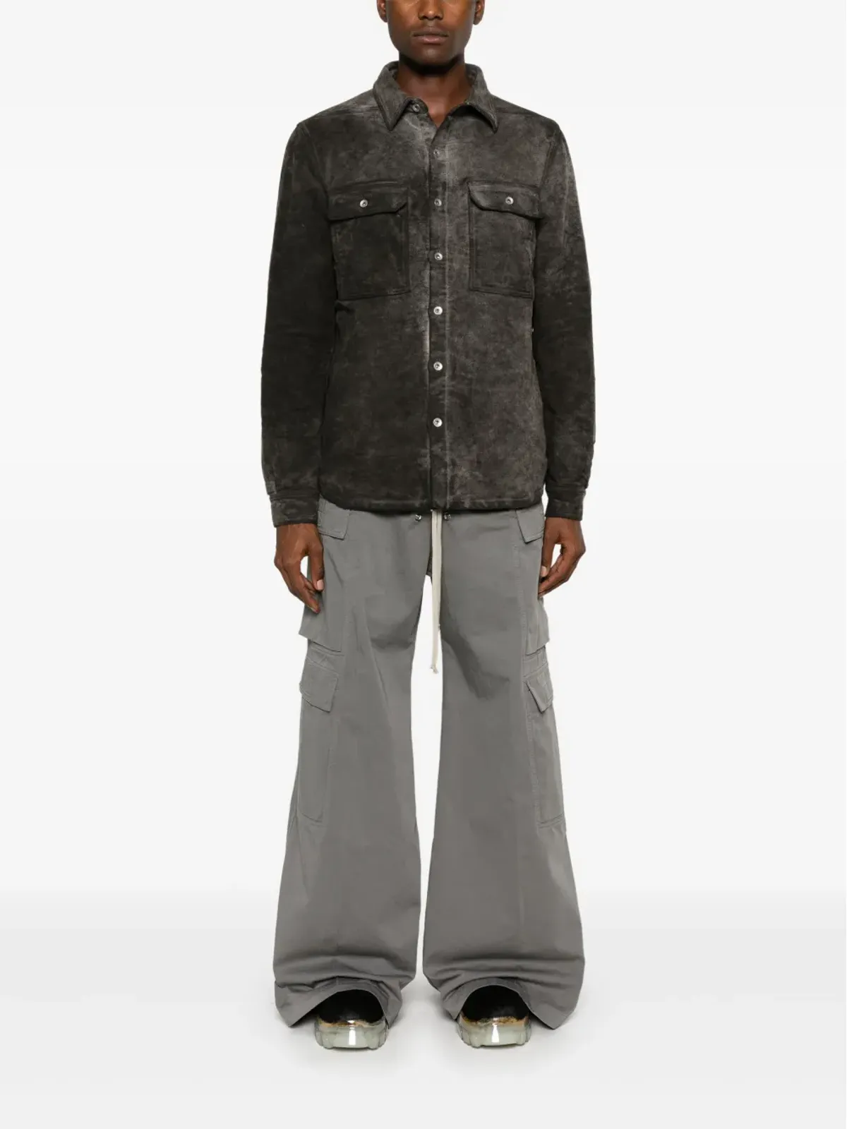 Rick Owens DRKSHDW パッド入りシャツジャケット - 画像2