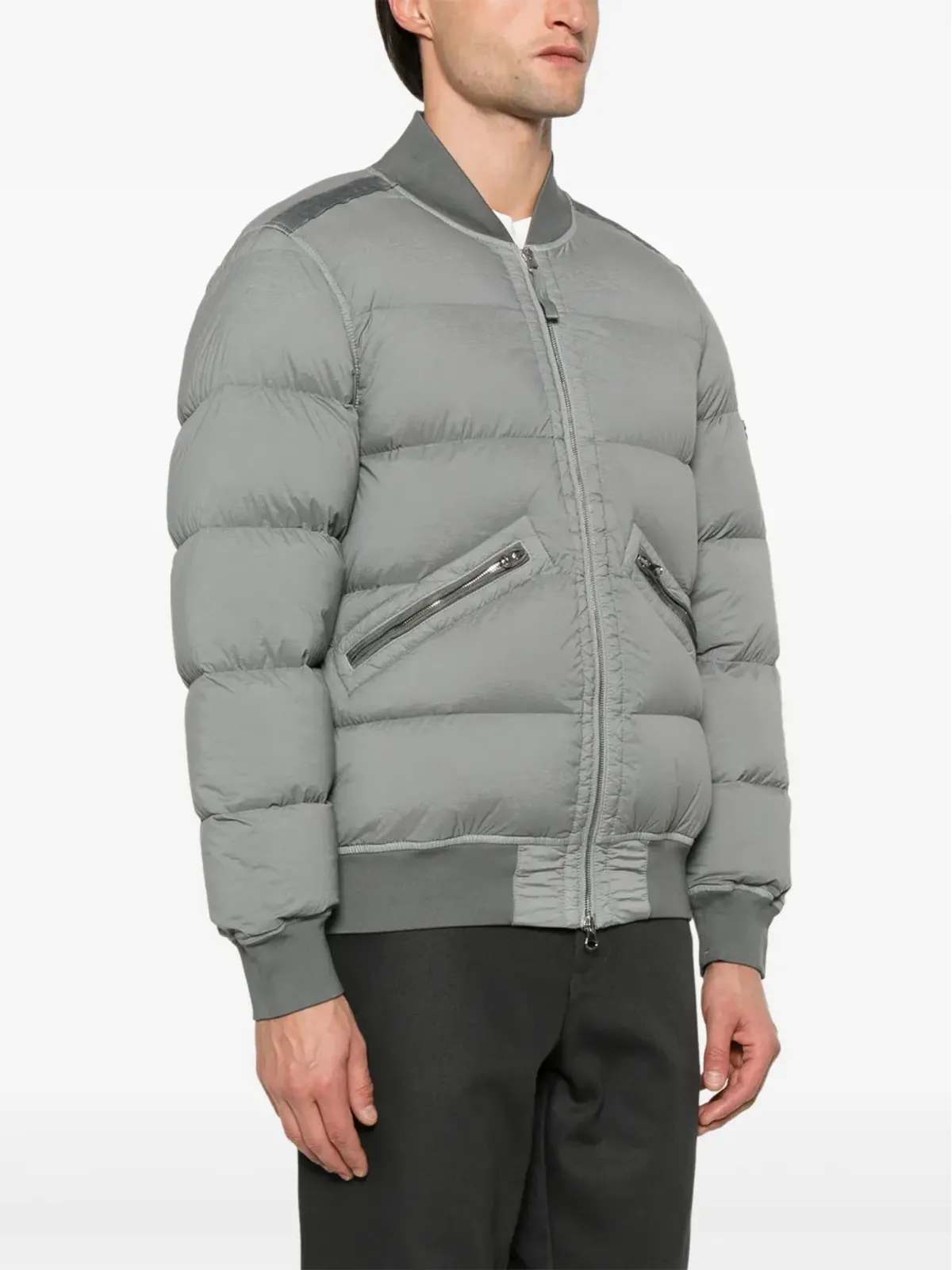 Stone Island シームレスジャケット グレー - 画像3