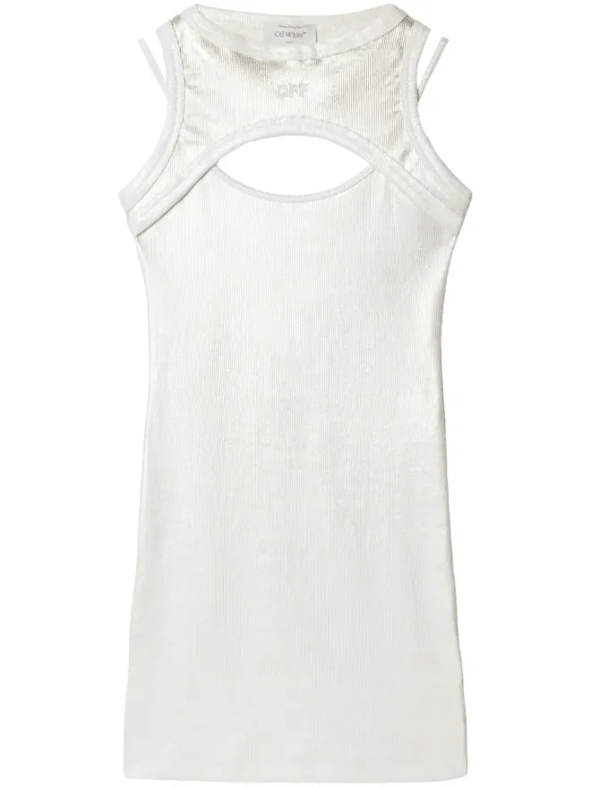 OFF-WHITE Off-White コットン ミニドレスの商品画像