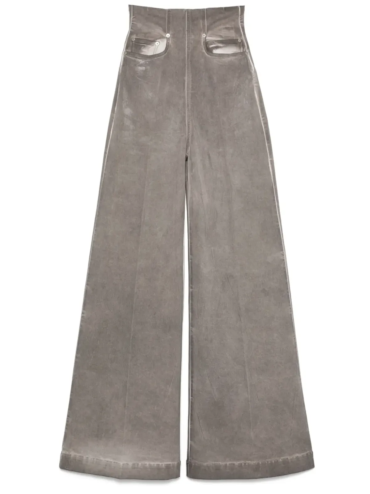 Rick Owens DRKSHDW ダート・クーパー ワイドレッグジーンズ - グレー - 画像1