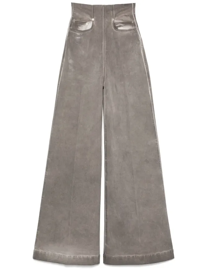 Rick Owens DRKSHDW Rick Owens DRKSHDW ダート・クーパー ワイドレッグジーンズ - グレーの商品画像