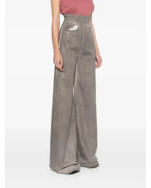 Rick Owens DRKSHDW ダート・クーパー ワイドレッグジーンズ - グレー - サムネイル3