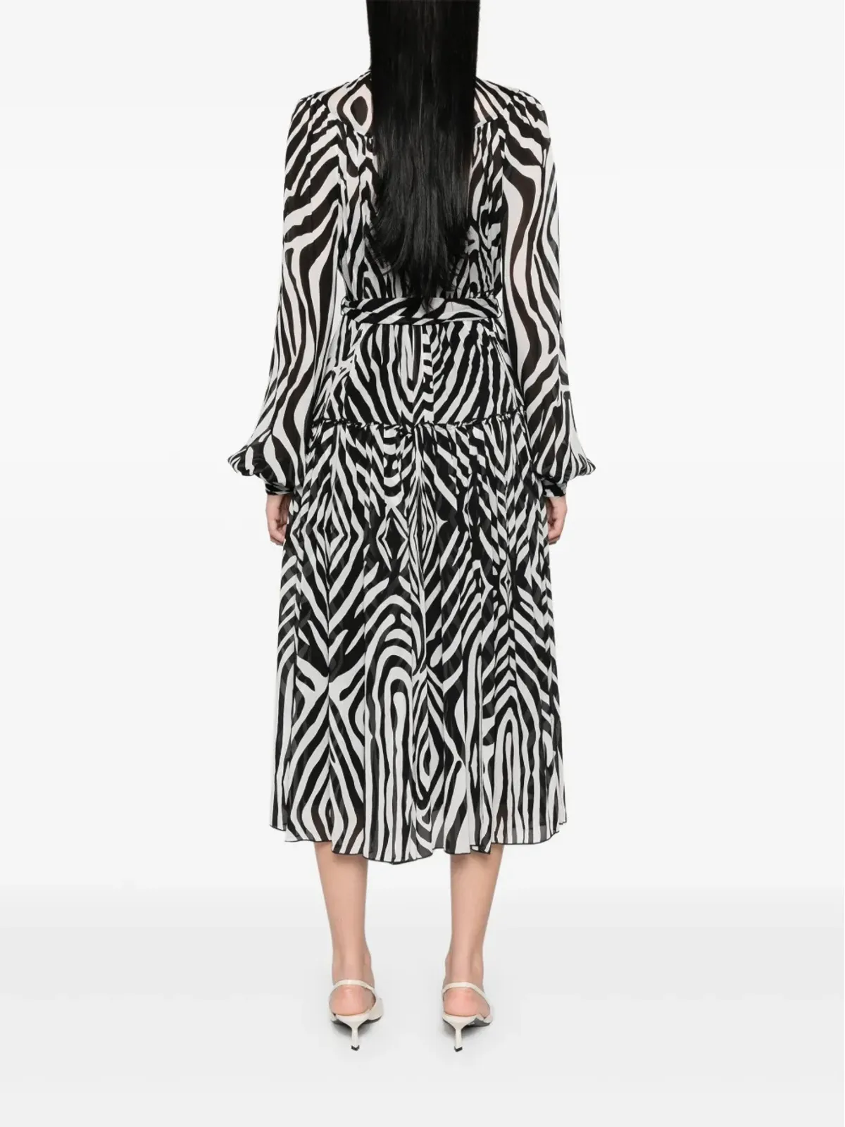 DVF Diane von Furstenberg Kent ミディドレス - ブラック - 画像4