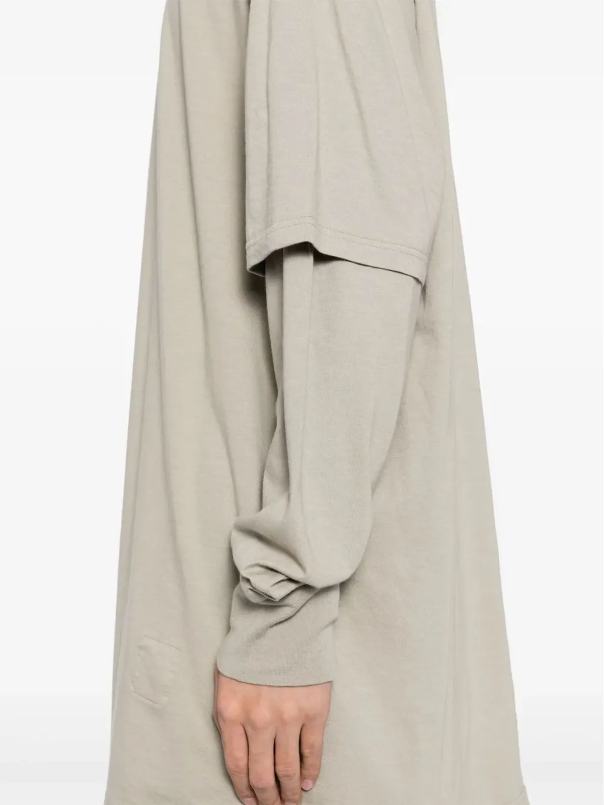 Rick Owens DRKSHDW ハスラー Tシャツ - ニュートラルカラー - 画像5