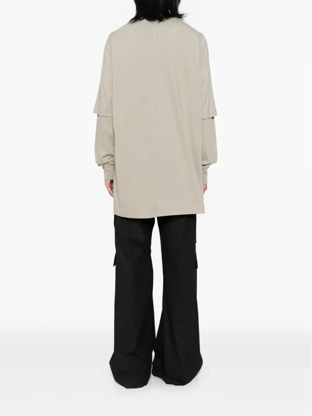 Rick Owens DRKSHDW ハスラー Tシャツ - ニュートラルカラー - 画像4