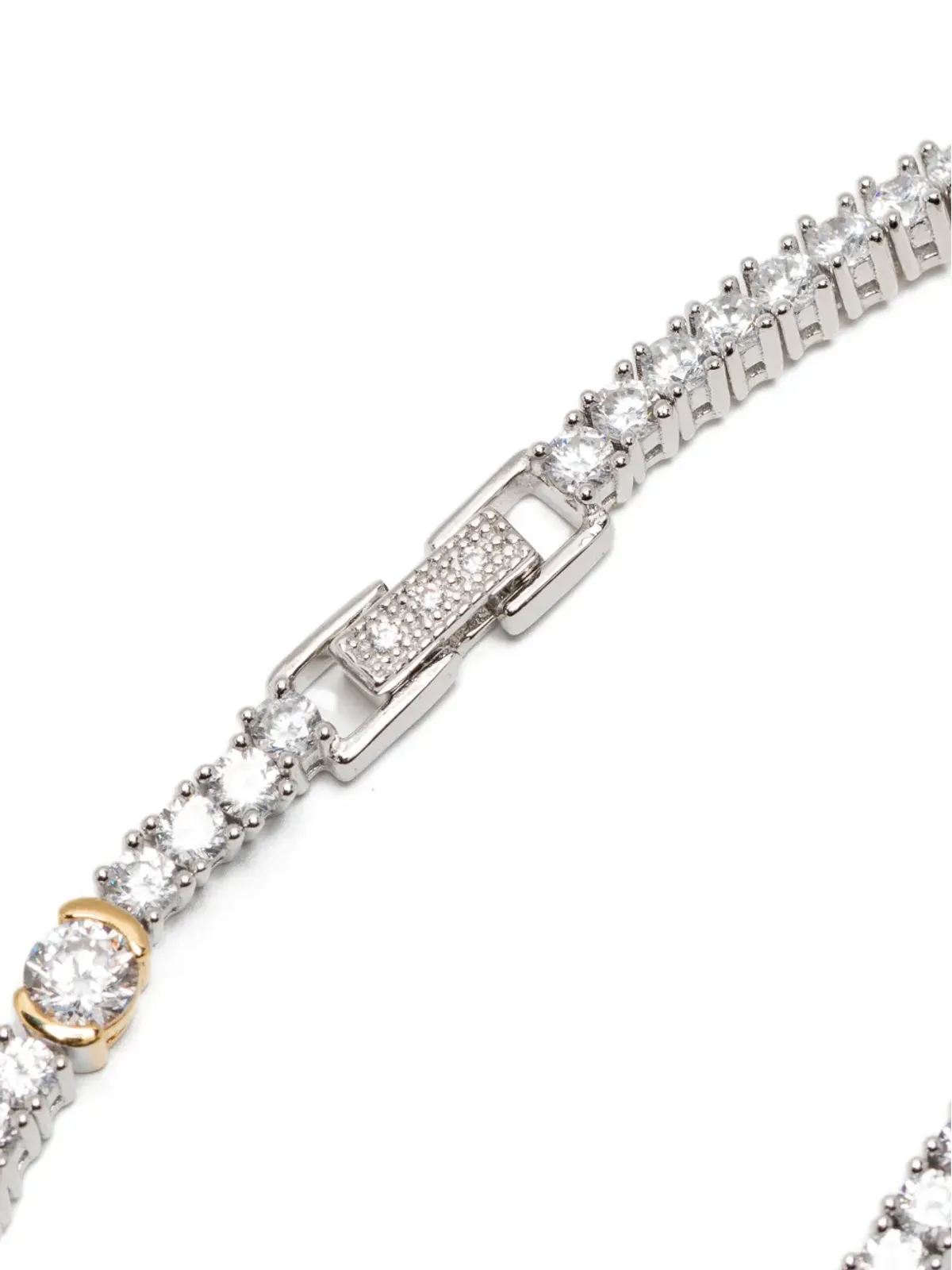 V JEWELLERY ルナ テニス ブレスレット - シルバー - 画像3