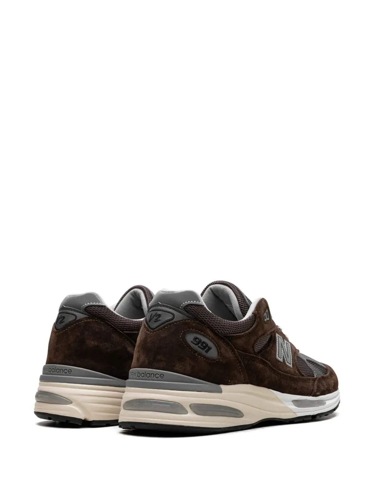 New Balance 英国製 991v2 Pinecone スニーカー ブラウン - 画像3
