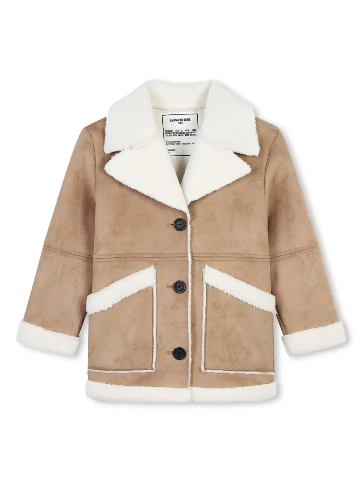 Zadig & Voltaire Kids シングルブレストジャケット - 画像1