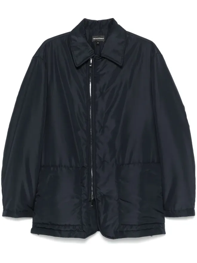 Emporio Armani Emporio Armani 撥水ジャケット ブルーの商品画像