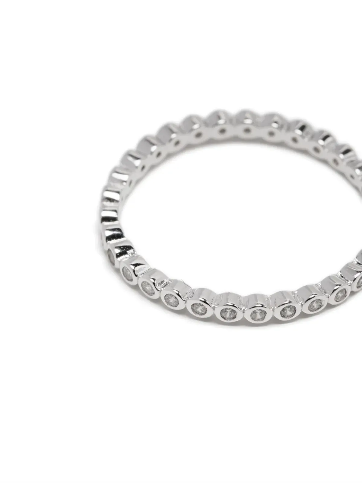 Eshvi crystal eternity band - Silver - 画像3