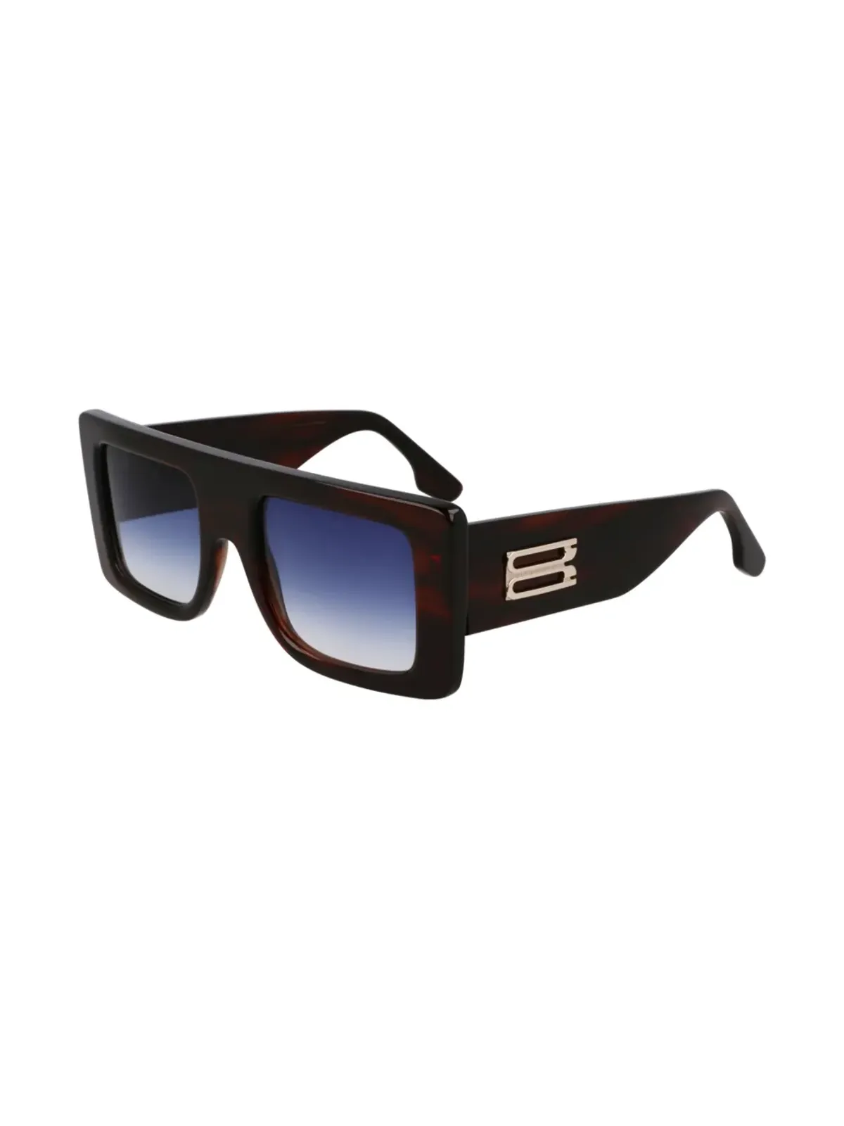Victoria Beckham Eyewear ロゴ入りアームサングラス - ブラック - 画像3