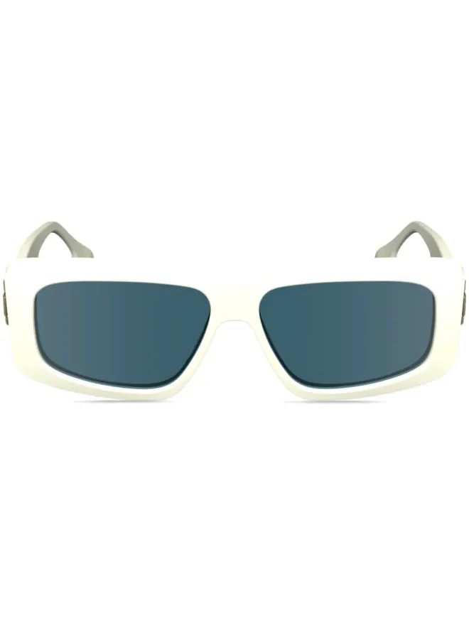 Victoria Beckham Eyewear Victoria Beckham Eyewear 長方形フレーム サングラス - Whiteの商品画像
