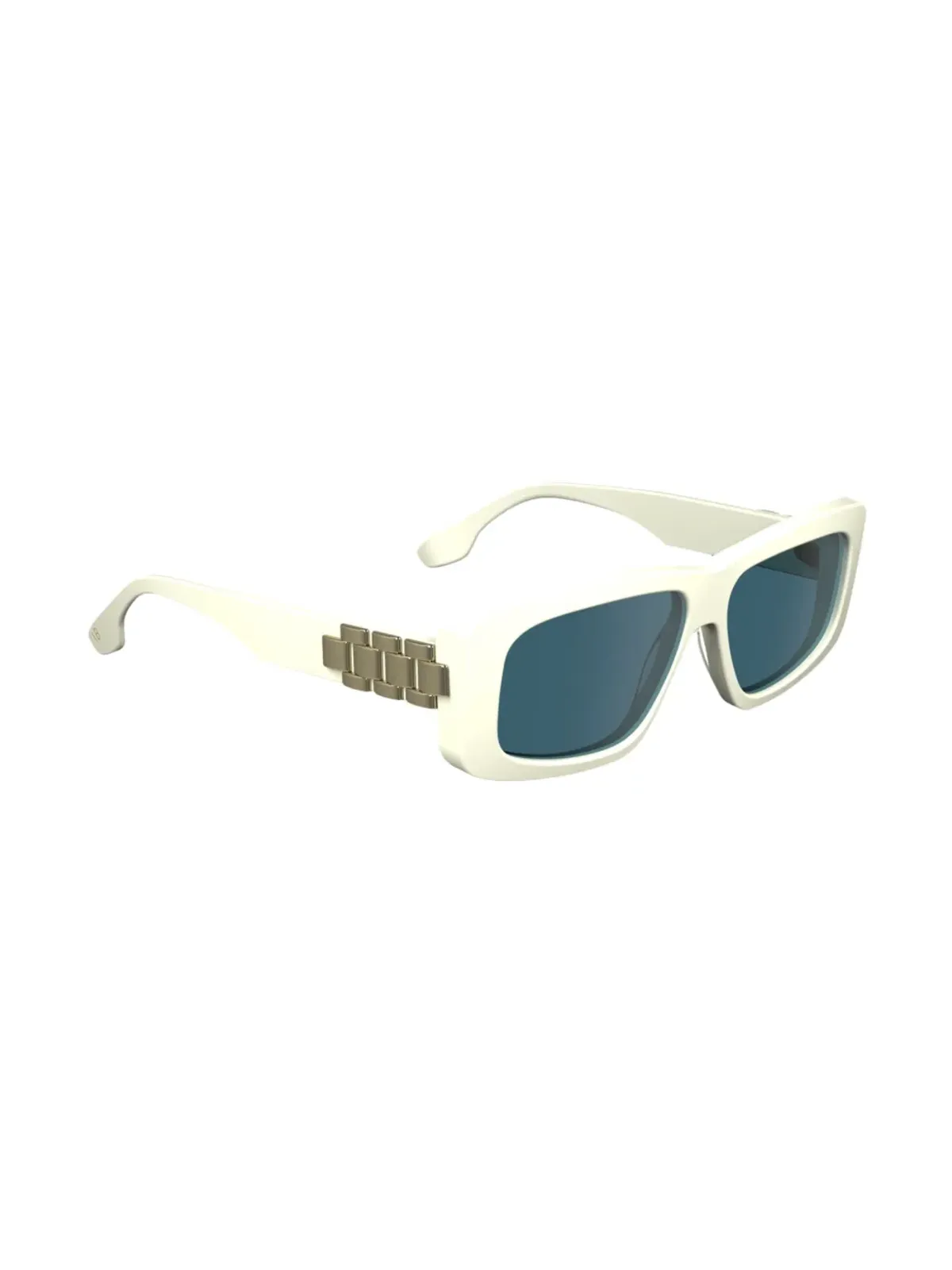 Victoria Beckham Eyewear 長方形フレーム サングラス - White - 画像2