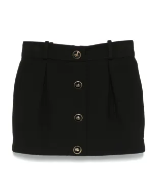 Dolce & Gabbana Kids プリーツディテールのミニスカート - ブラック - サムネイル1