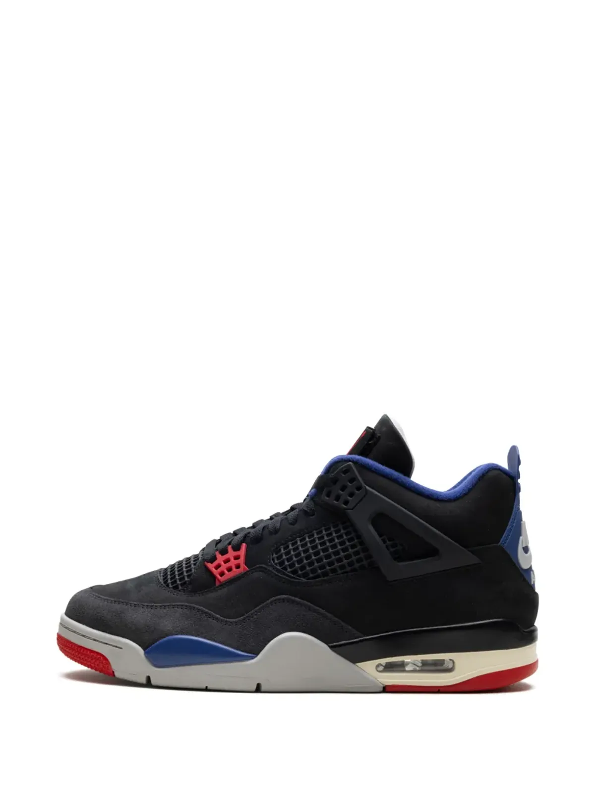 Jordan エアジョーダン 4 Rare Air ブラック/ファイアレッド/ディープロイヤルブルー/ダークスモークグレー/テックグレー スニーカー - 画像5