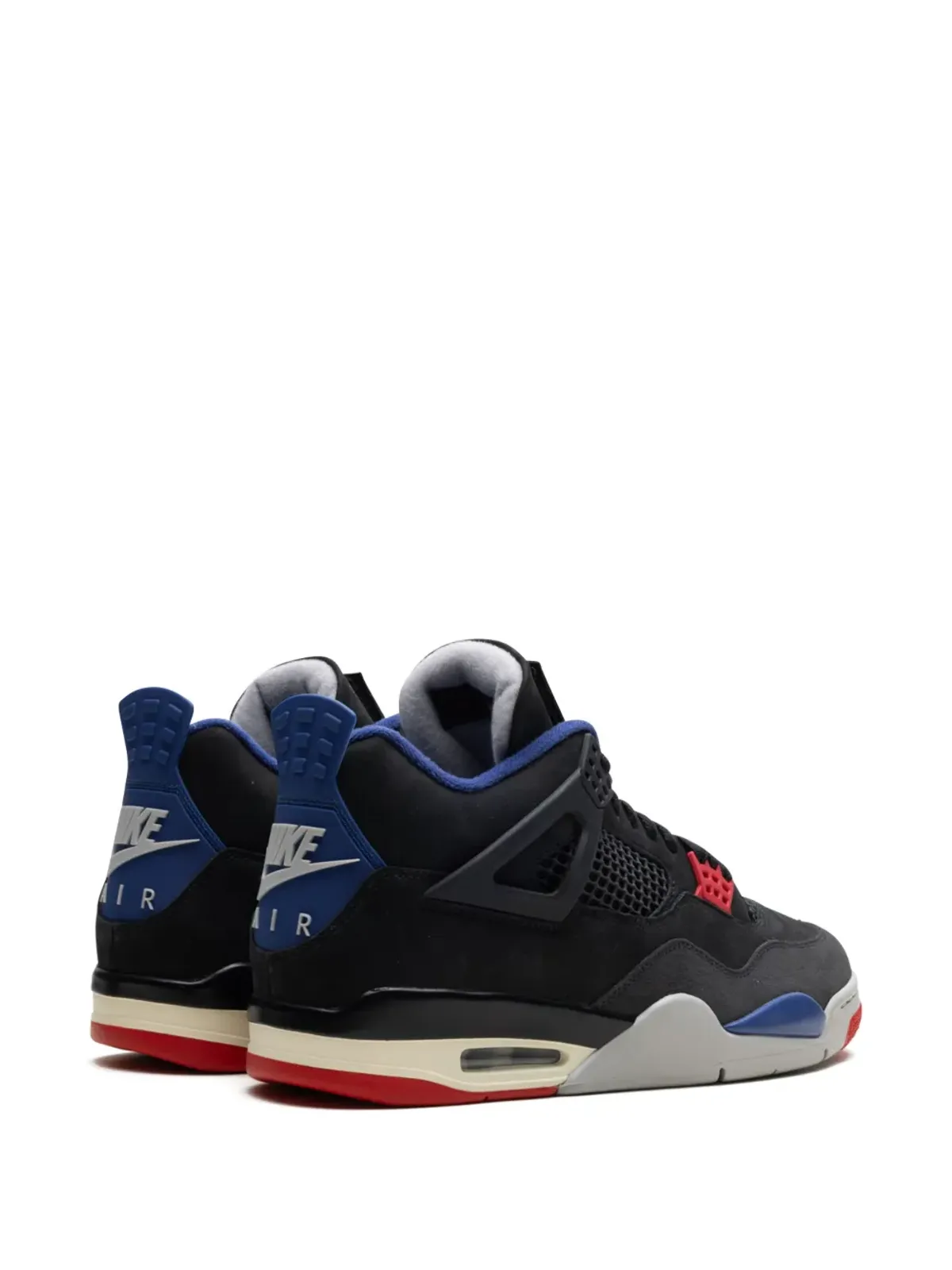 Jordan エアジョーダン 4 Rare Air ブラック/ファイアレッド/ディープロイヤルブルー/ダークスモークグレー/テックグレー スニーカー - 画像3