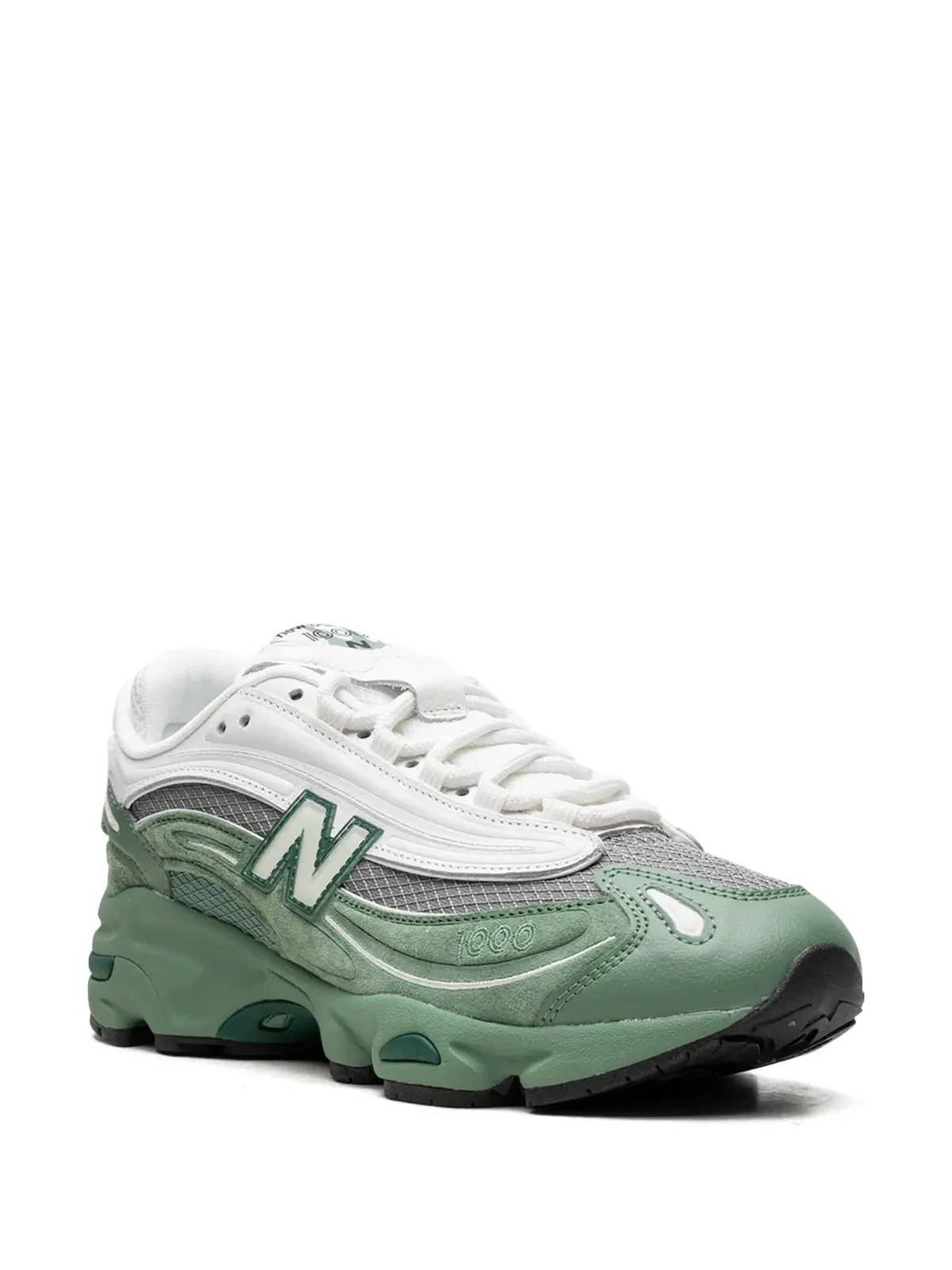 New Balance 1000 グリーン スニーカー - 画像2