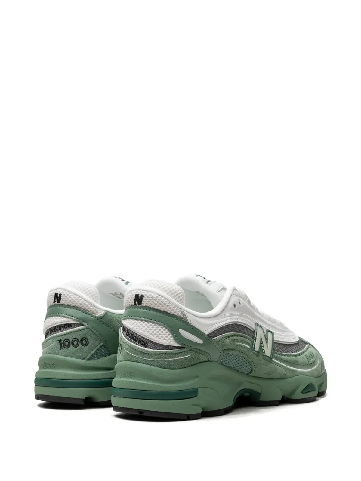 New Balance 1000 グリーン スニーカー - 画像3