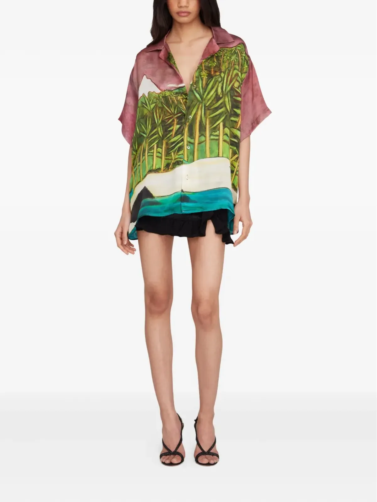 Donde Esteban La Sierra shirt - Green - 画像3