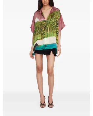 Donde Esteban La Sierra shirt - Green - サムネイル3