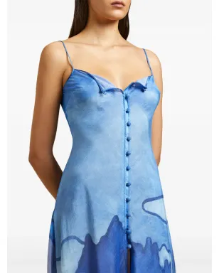Donde Esteban Es Vedra midi dress - サムネイル5