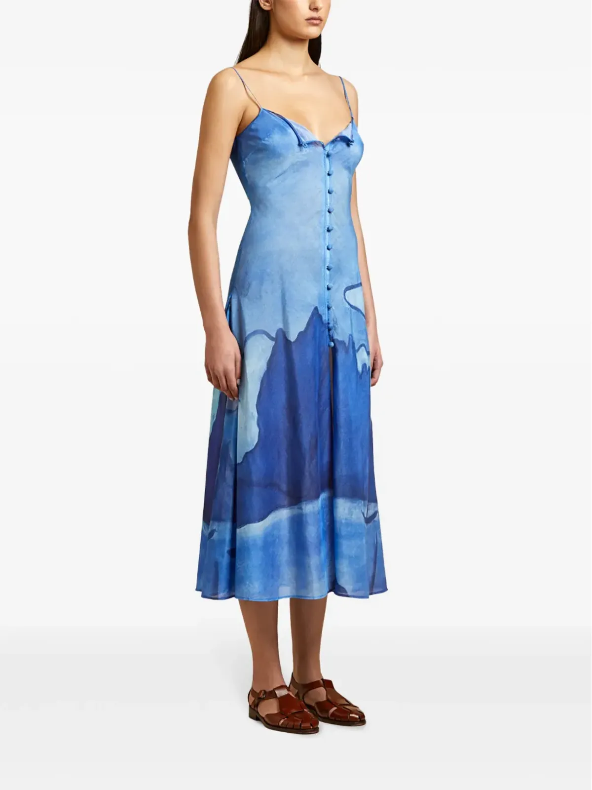 Donde Esteban Es Vedra midi dress - 画像2