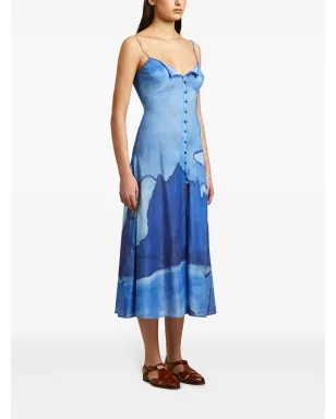Donde Esteban Es Vedra midi dress - サムネイル2