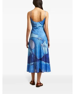 Donde Esteban Es Vedra midi dress - サムネイル3