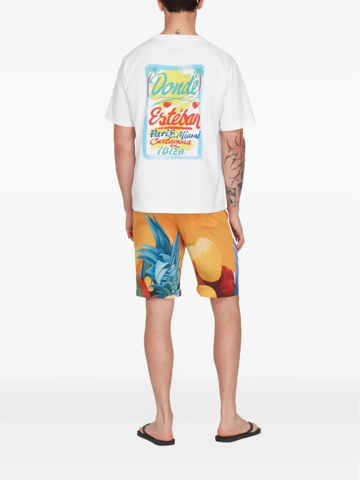 Donde Esteban Basurto Tシャツ ホワイト - 画像3