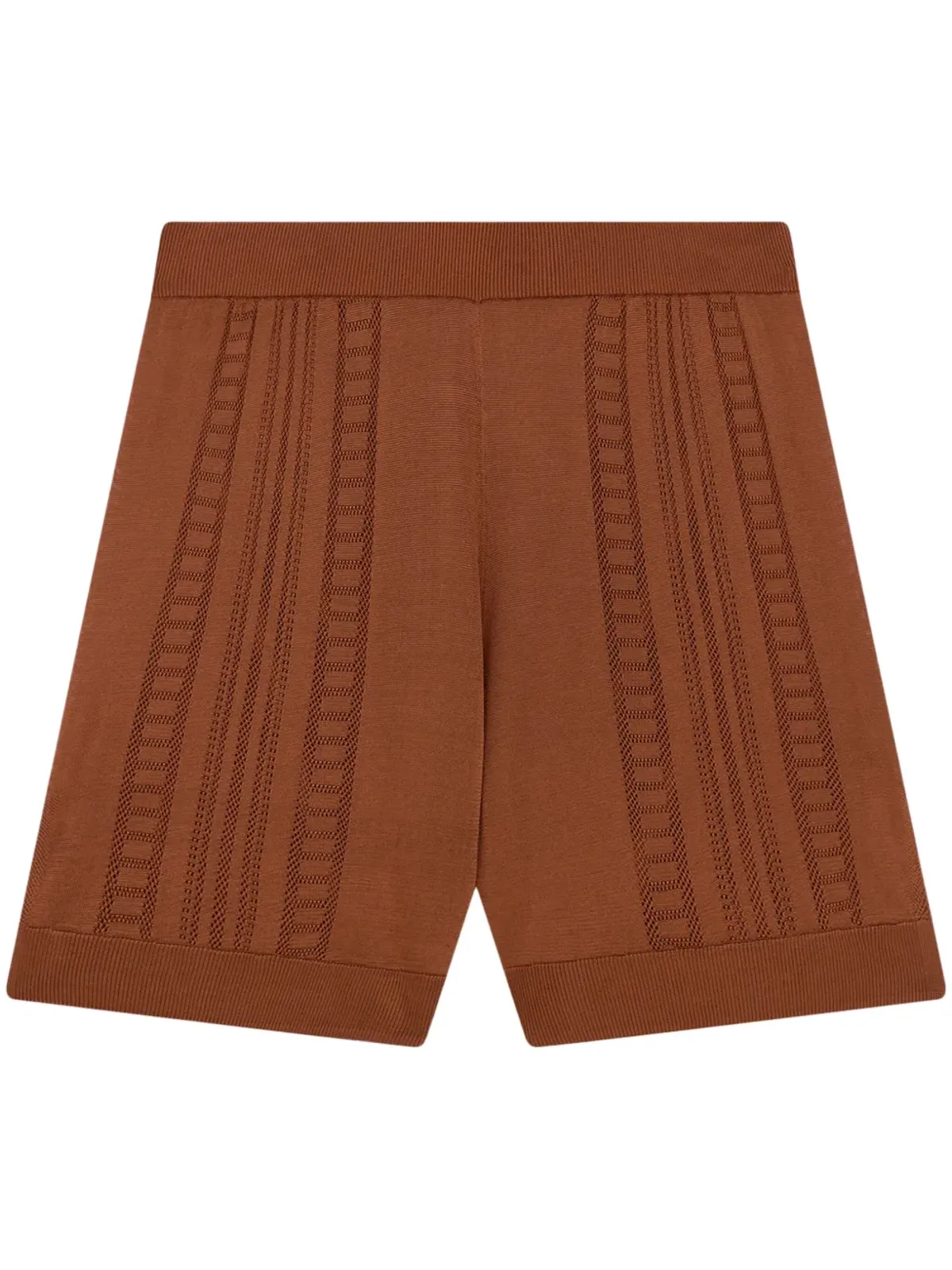 Donde Esteban Guayabera knitted shorts - Brown - 画像1