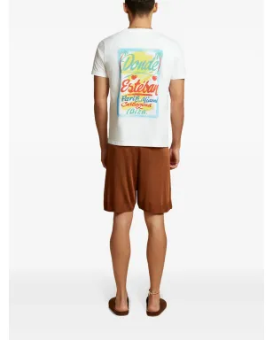 Donde Esteban Guayabera knitted shorts - Brown - サムネイル4
