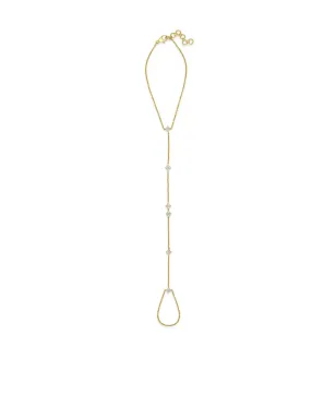 Jewels Aficionado 18ktイエローゴールド クローバー ダイヤモンド ブレスレット - サムネイル1