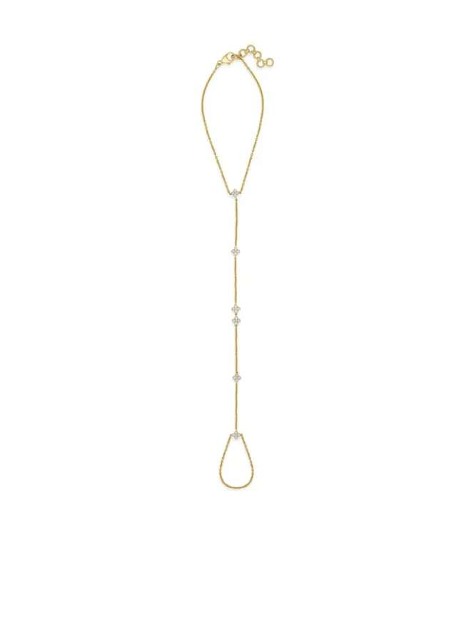 Jewels Aficionado Jewels Aficionado 18ktイエローゴールド クローバー ダイヤモンド ブレスレットの商品画像