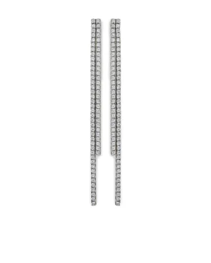 Jewels Aficionado 18ktホワイトゴールド ダイヤモンド ドロップピアス - サムネイル1