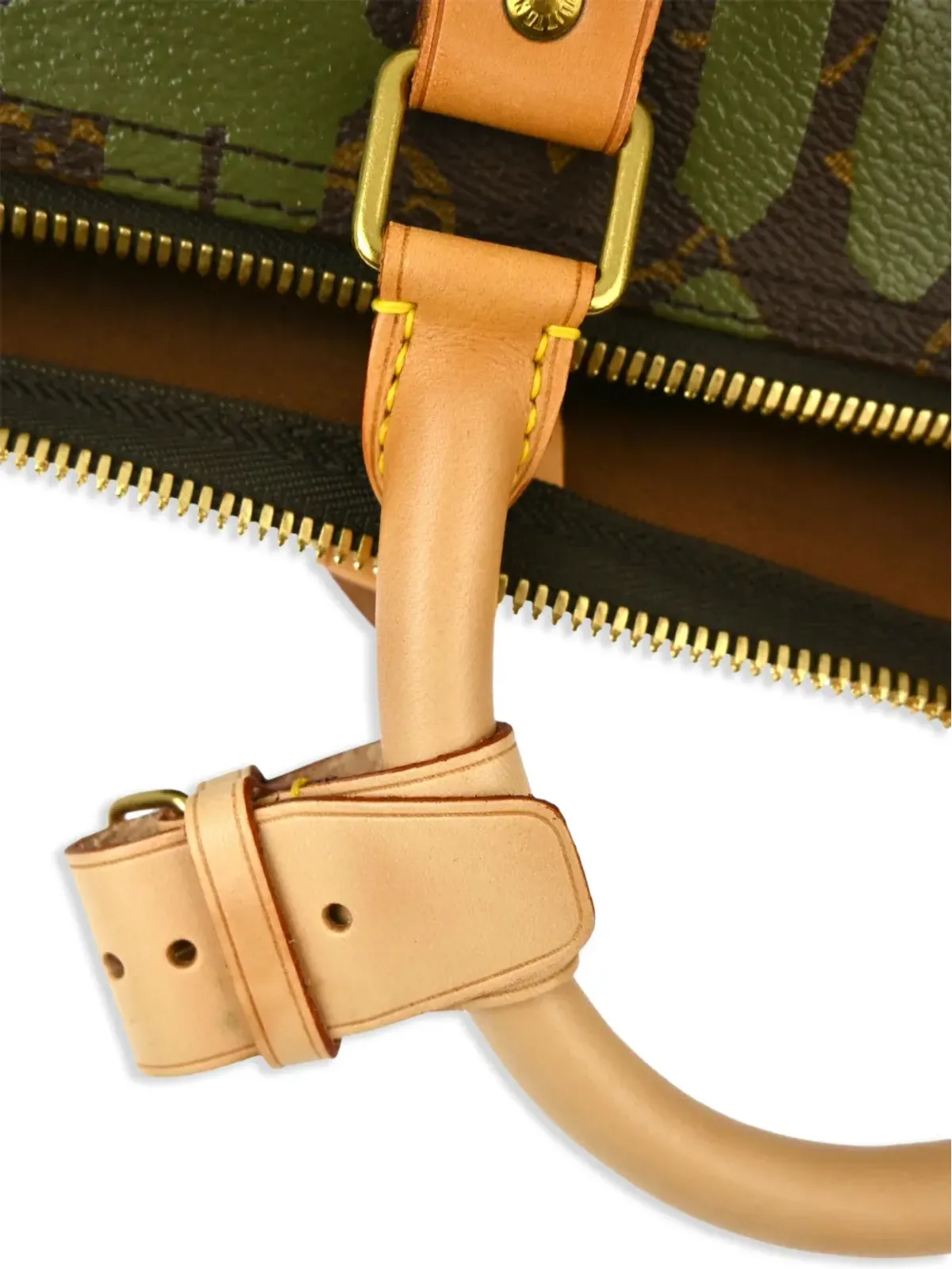 Louis Vuitton ビンテージ × スティーブン・スプラウス 2001 Keepall 50 トラベルバッグ - ブラウン - 画像5