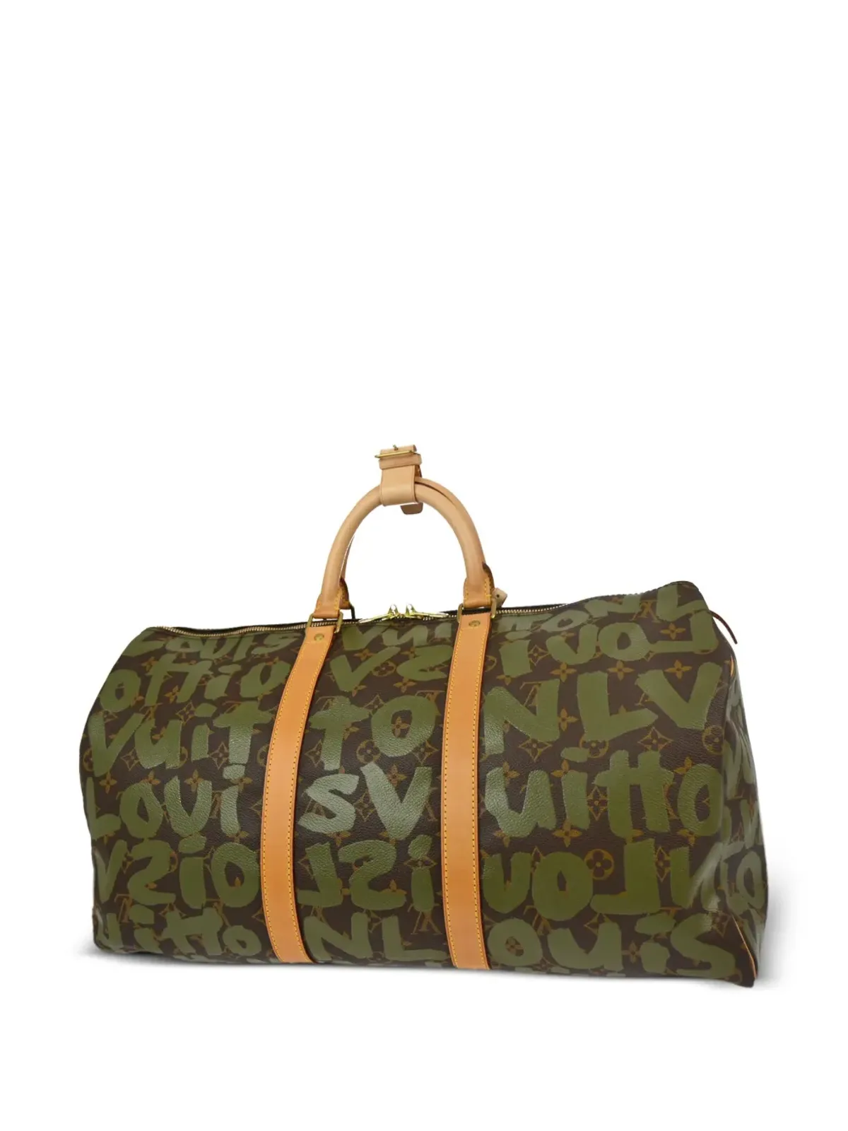 Louis Vuitton ビンテージ × スティーブン・スプラウス 2001 Keepall 50 トラベルバッグ - ブラウン - 画像2