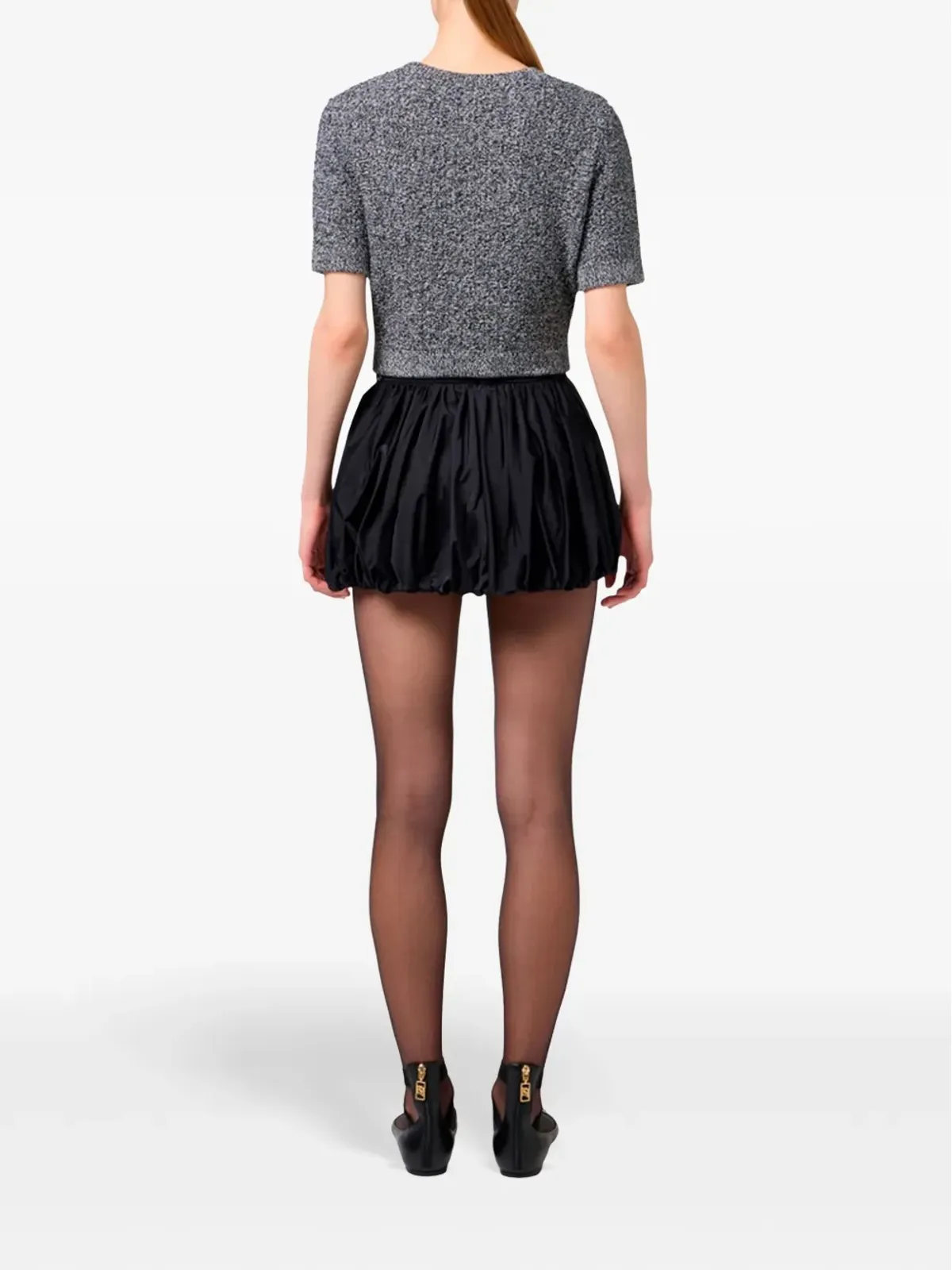 Elisabetta Franchi チェストポケットトップ ブラック - 画像3
