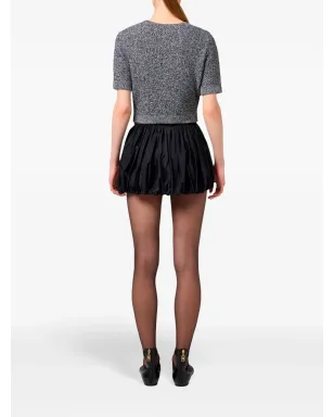 Elisabetta Franchi チェストポケットトップ ブラック - サムネイル3