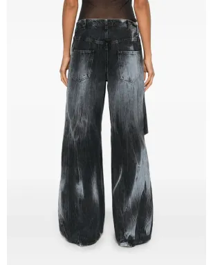 ALESSANDRO VIGILANTE cut-out jeans - Blue - サムネイル4
