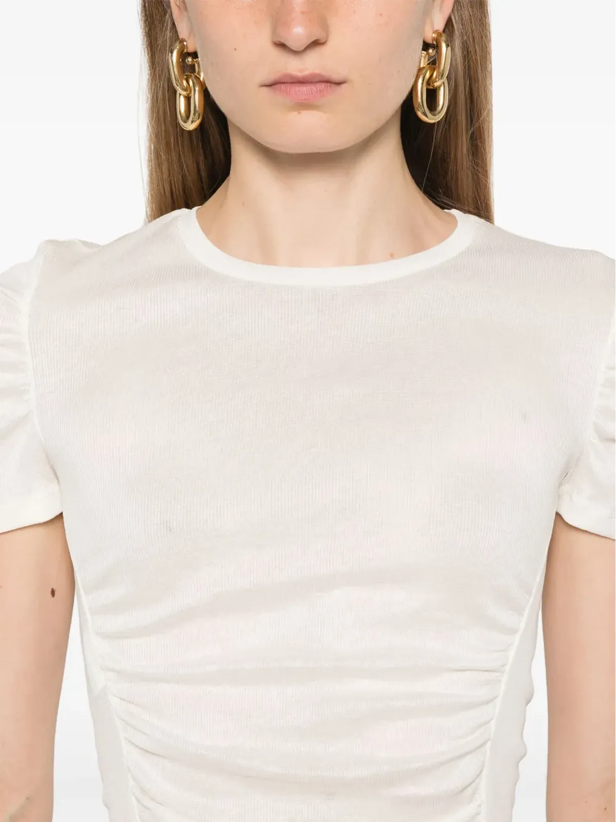 PINKO ルーシュディテールのTシャツ - ニュートラルカラー - 画像5
