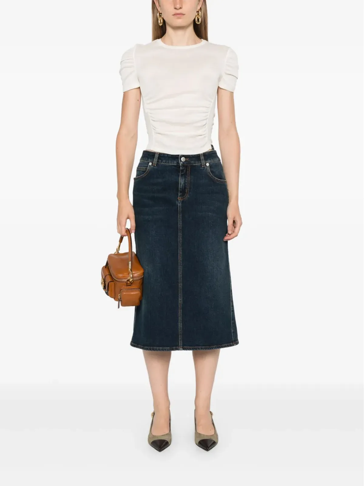 PINKO ルーシュディテールのTシャツ - ニュートラルカラー - 画像2